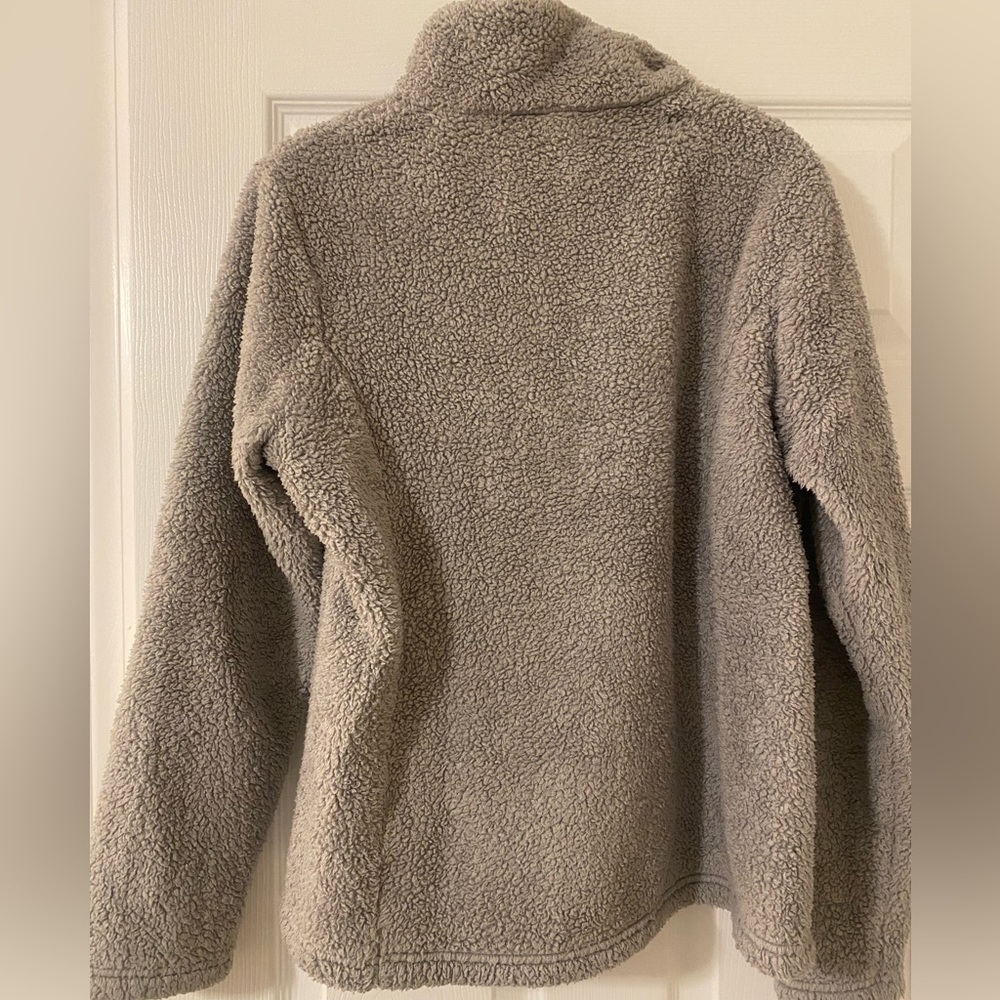 Patagonia Tan Fleece Quarter-Zip Sweatshirt - Picture 4 of 4